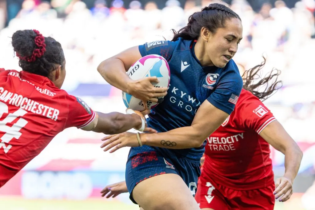HSBC SVNS World Championship - Bordeaux Sevens_ Canada vs USA-2
