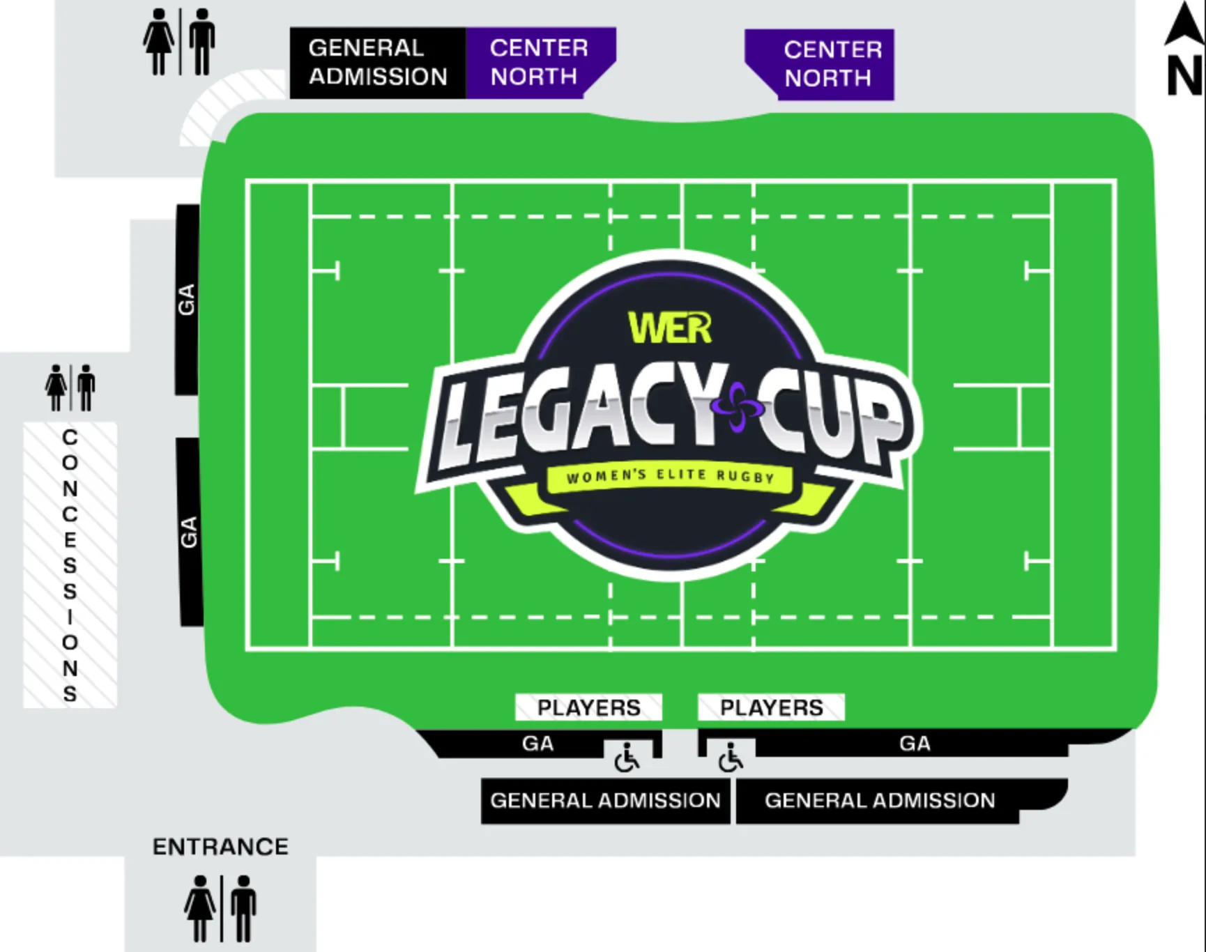 Infinity Park Legacy Cup seating chart