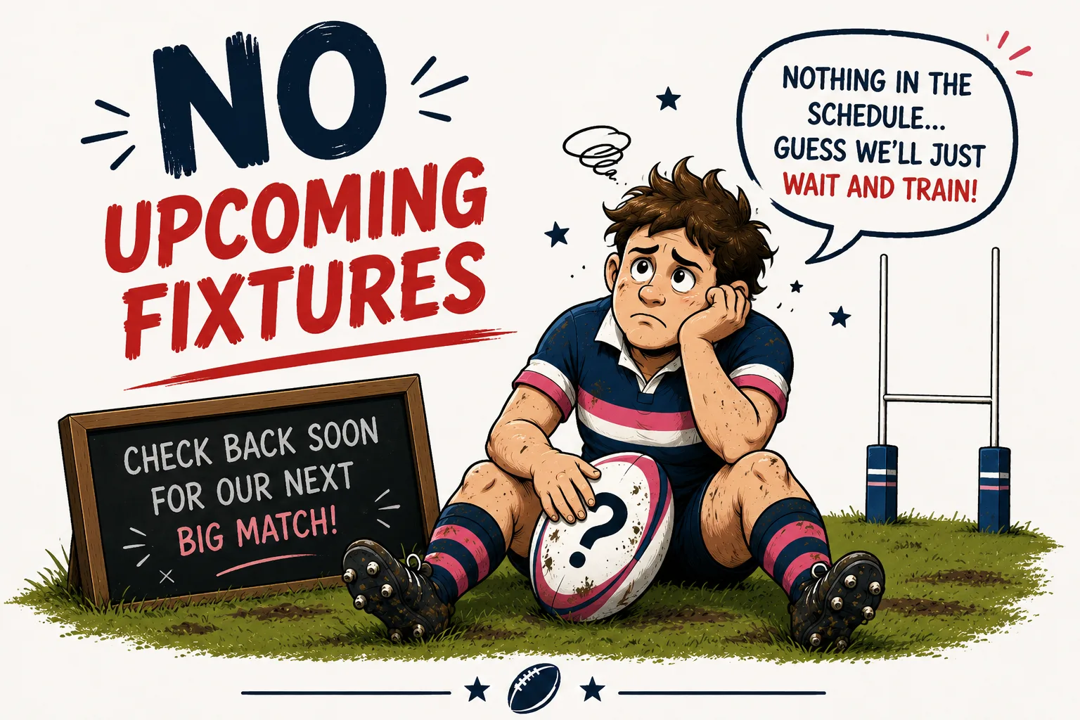 No upcoming men’s rugby fixtures