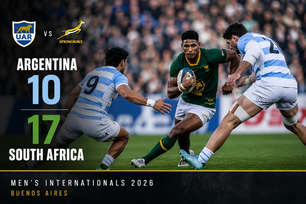Argentina vs South Africa Rugby Recap