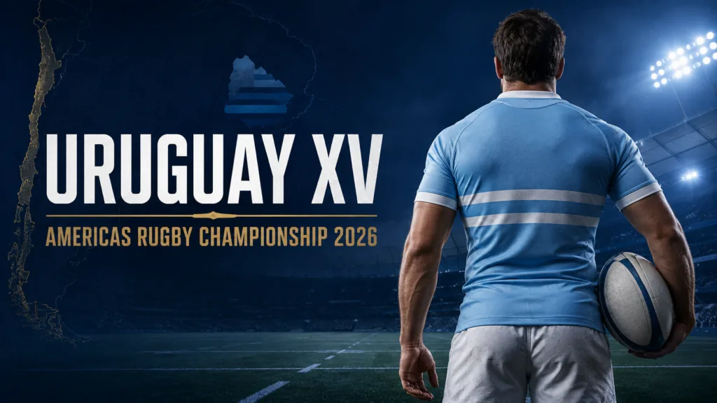 Uruguay XV player graphic for the 2026 Americas Rugby Championship in Chile