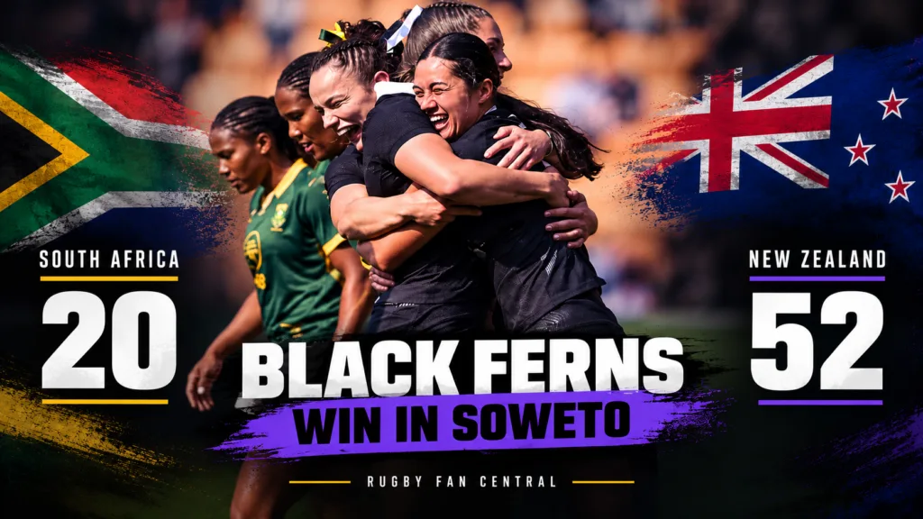 Black Ferns beat South Africa Women 52-20 in Soweto
