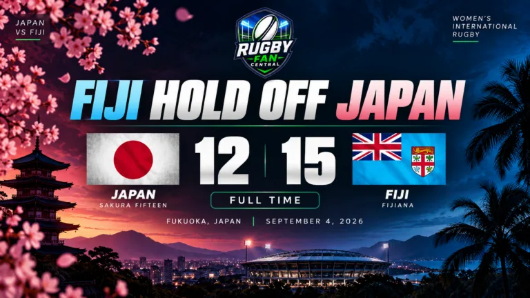 Fiji Hold Off Japan 15–12 in Fukuoka as Fijiana Make It Back-to-Back Wins Over Sakura Fifteen