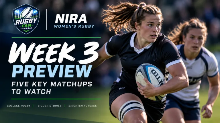 NIRA Rugby Week 3 Preview: Five Key Matchups to Watch