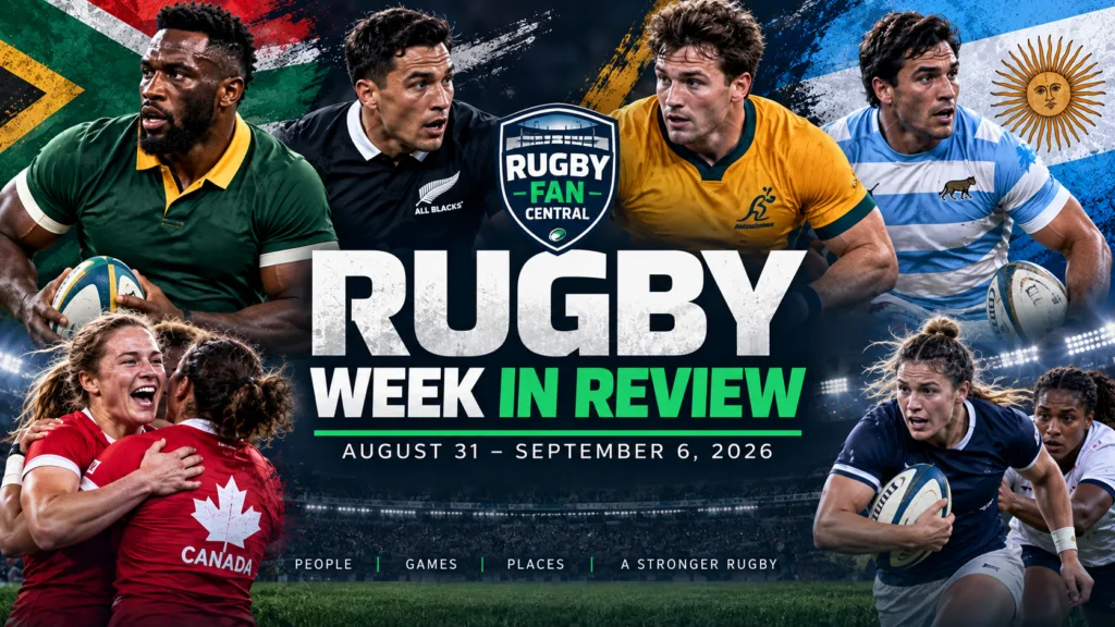 Rugby Week in Review August 31 to September 6 2026