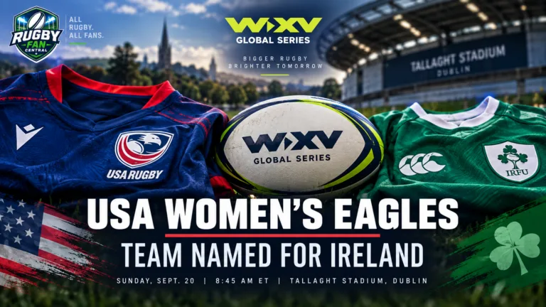 USA Women’s Eagles Name Team for WXV Opener Against Ireland