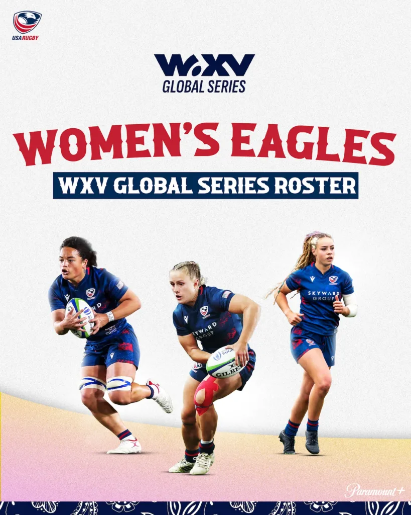 USA Women’s Eagles WXV Global Series squad 2026