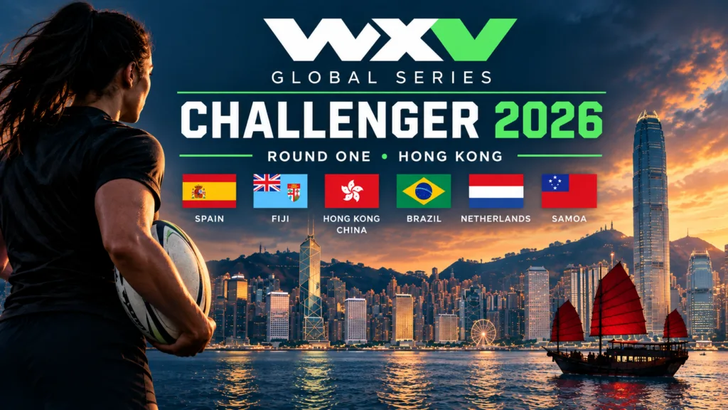 WXV Global Series Challenger 2026 Round One in Hong Kong featuring Spain, Fiji, Hong Kong China, Brazil, Netherlands and Samoa