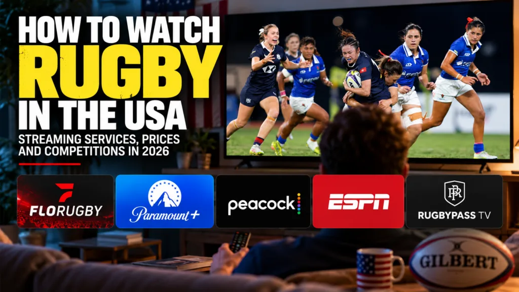 How to watch rugby in the USA in 2026 with FloRugby, Paramount+, Peacock, ESPN and RugbyPass TV