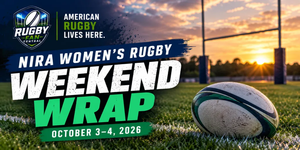 NIRA women’s rugby weekend wrap for October 3–4, 2026