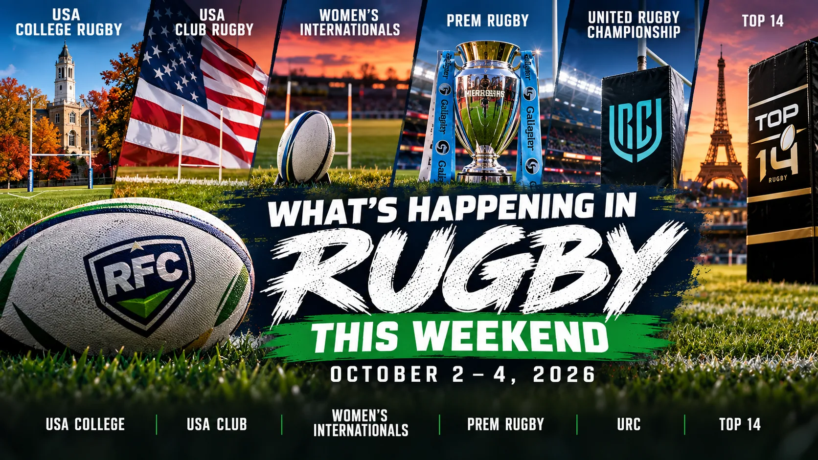 What’s Happening in Rugby This Weekend, October 2–4, 2026
