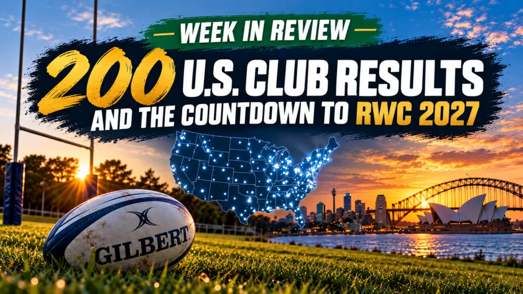 Rugby Week in Review: 200 U.S. Club Results and the Countdown to RWC 2027